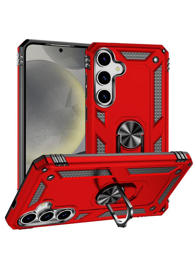 S-TOP Case For Samsung Galaxy S25 Ultra 5G Electroplating Marble Pattern Dual-side IMD TPU Shockproof Phone Case