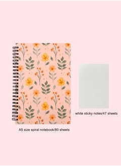 WooFree A5 Spiral Notebook and Sticky Notes Set  - Image 1