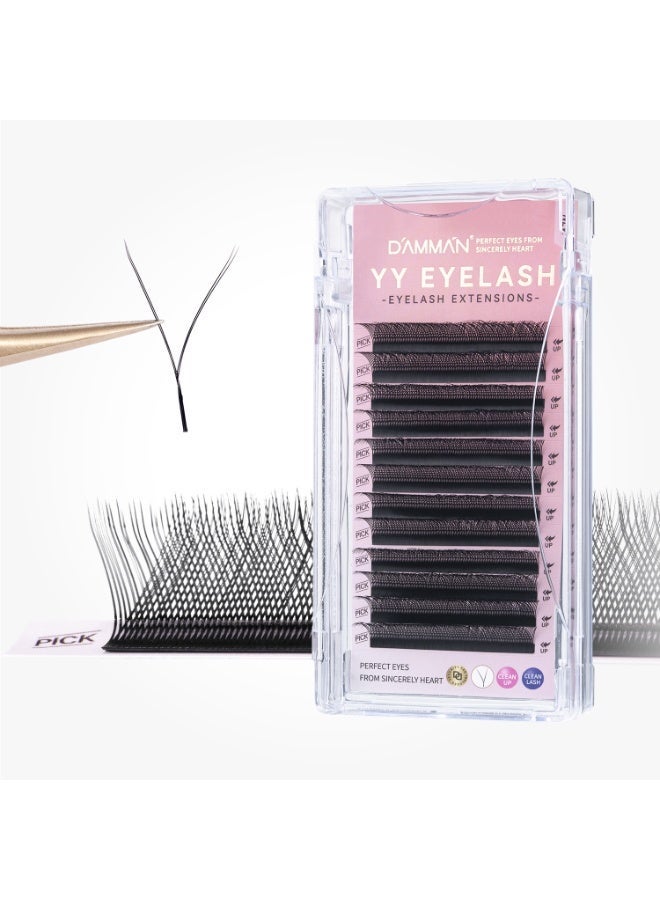 D'AMMA'N YY 3D Eyelash Extensions Soft Natural Volume Lashes C/D/B Curl 8–15mm Mixed Length Professional Lash Fans - Image 2