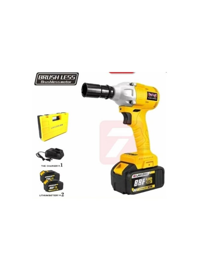 امباكت فك وربط  + 2 بطارية 4 امبير + شاحن