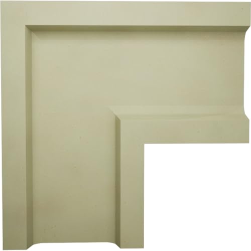 Ekena Millwork CC08ICN04X14X14DE Inner Corner for 8" Deluxe Coffered Ceiling System (Kit), 14"W x 4"P x 14"L, Primed - Image 5