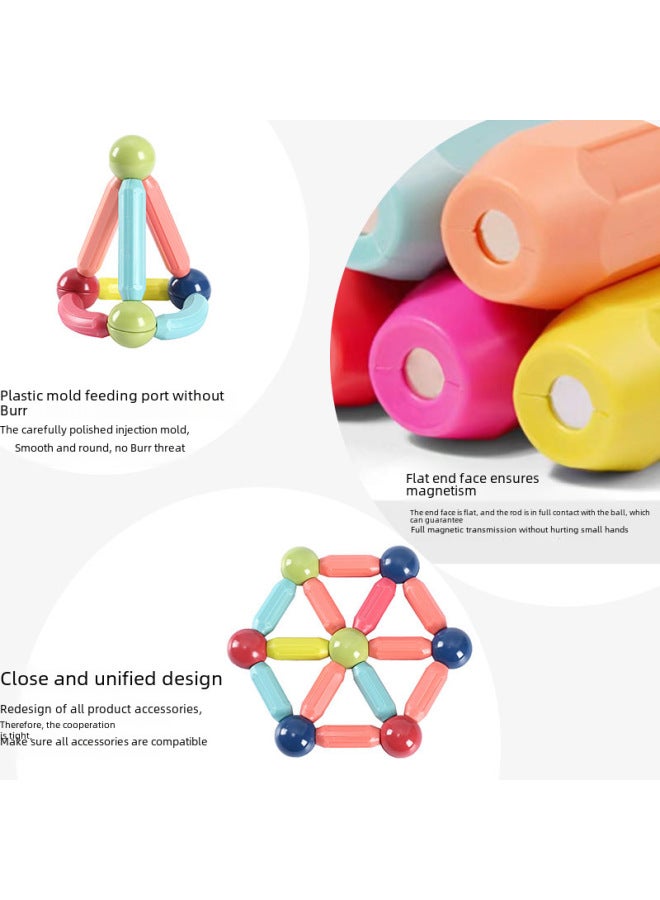 Magnetic Stick Children's Early Education Educational Toys Varied Shape Boys And Girls Assembled Large Particle Building Blocks - Image 3