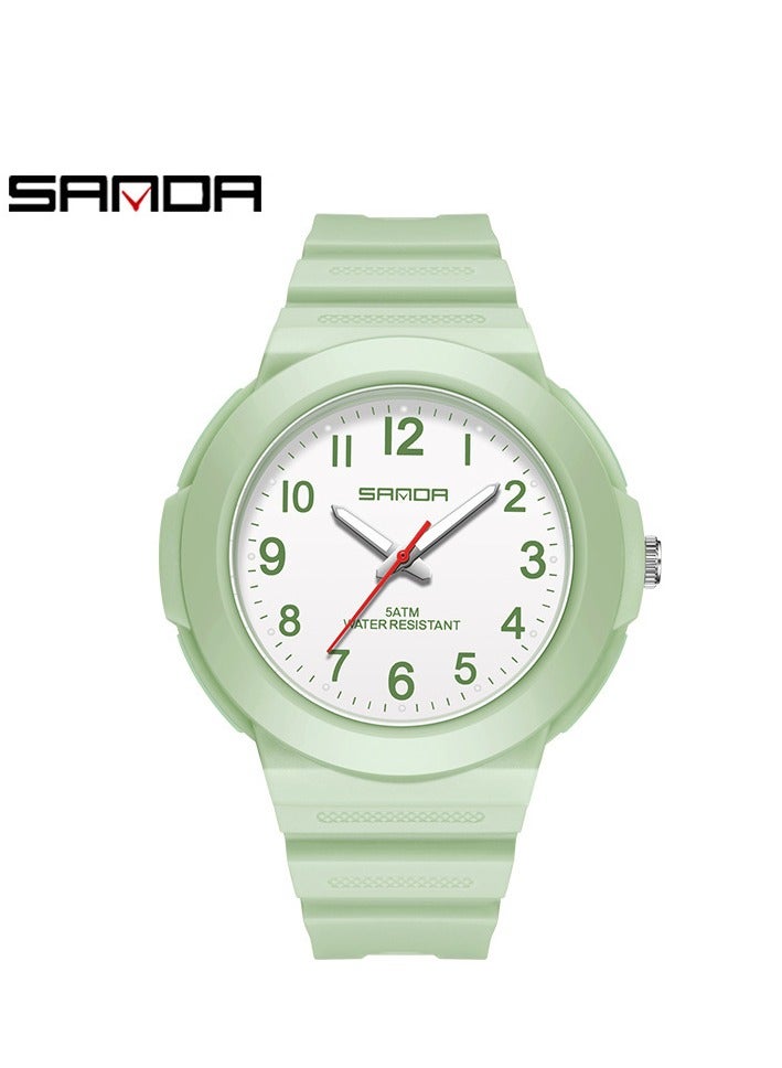 Sanda Kids Watch Fashion Classic Versatile Waterproof Simple Quartz Watch Birthday Gift for Little Kids - Image 1
