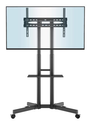 Portable TV Stand Mobile TV Stand For 32-65 In Plasma/LCD/LED Home Display Rolling Floor TV Cart VESA 200x200 To 600x400 TV Trolley On Wheels With Shelf Max Loading Capacity 50kg - pzsku/ZF48B09734D5CFFDE10B0Z/45/_/1708504819/1fc7e85f-3aa4-440b-bc96-0912d1658db2