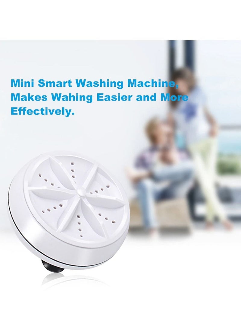 DubaiGallery - USB Powered Turbo Mini Portable Ultrasonic Washing Machine Remove Dirt Clothes Cleaning Washing Machine For Travel Home - Image 1