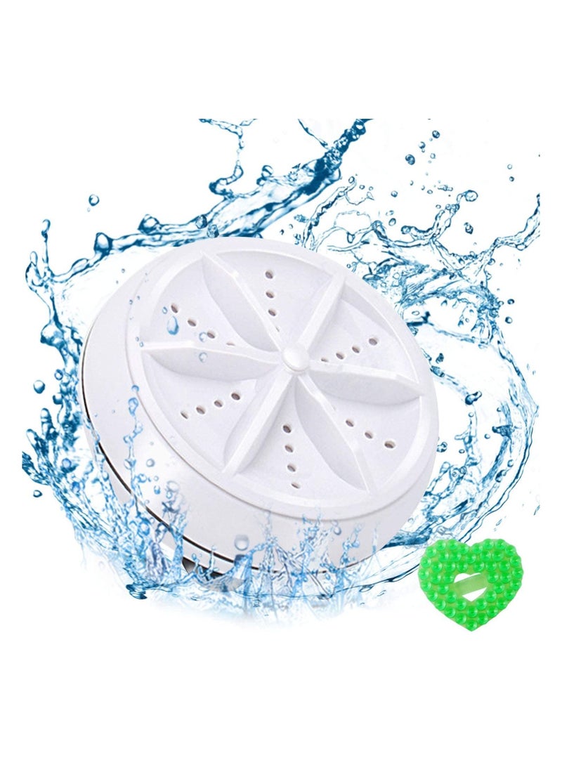 DubaiGallery - USB Powered Turbo Mini Portable Ultrasonic Washing Machine Remove Dirt Clothes Cleaning Washing Machine For Travel Home - Image 1