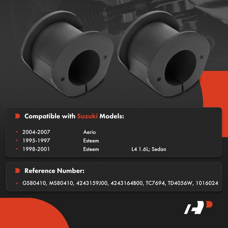 A-Premium Front To Frame Sway Bar Bushing Kit - Image 2