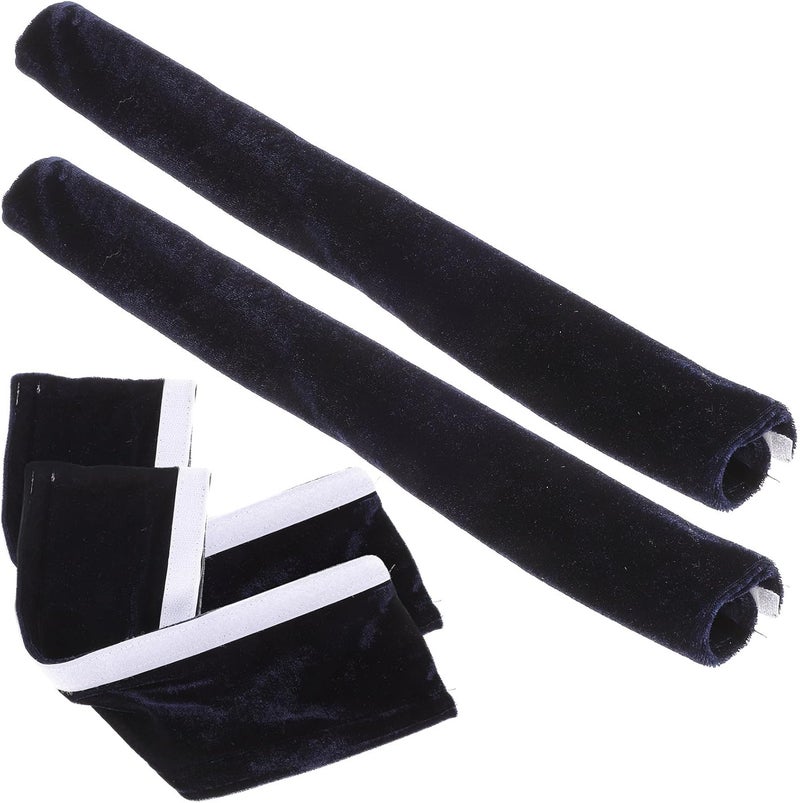 LABRIMP 4pcs Refrigerator Handle Covers Protector Gloves Navy Blue Kitchen Appliance Door Handle Wraps for Fridge Oven Dishwasher Smudge and Stain Resistant - Image 1