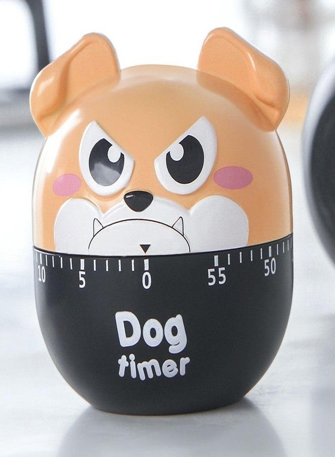 hobbyme Cute Dog Kitchen Timer Manual Mechanical Rotating Alarm 55 Minutes Countdown Timer - Image 5