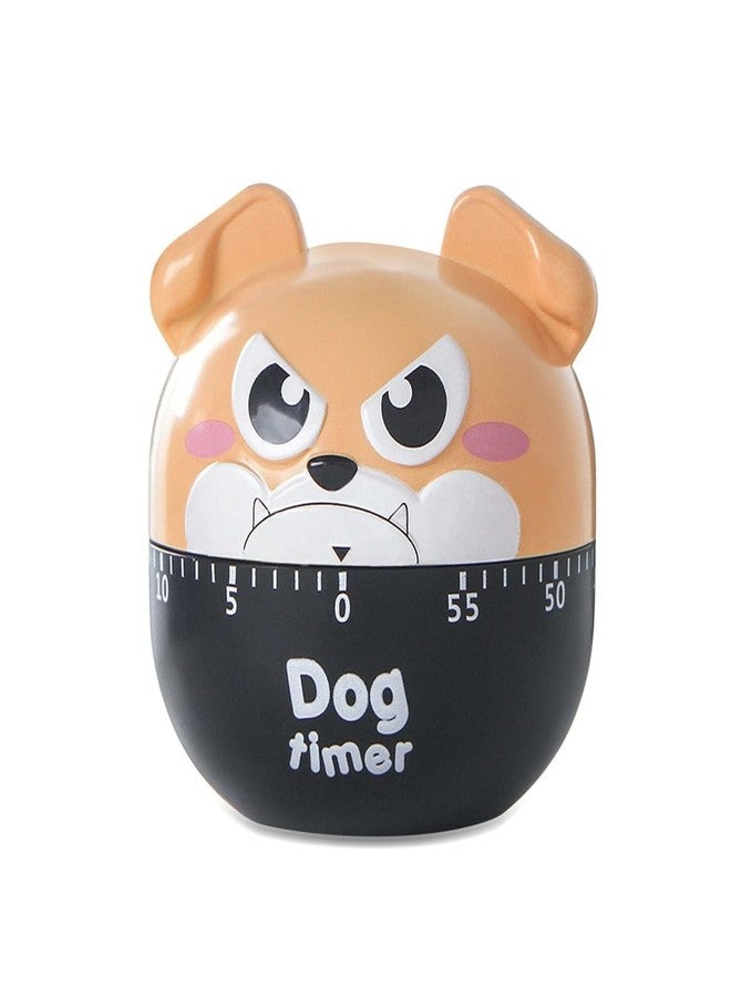 hobbyme Cute Dog Kitchen Timer Manual Mechanical Rotating Alarm 55 Minutes Countdown Timer - Image 1
