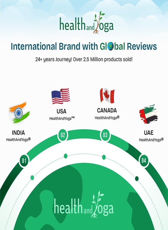 HealthAndYoga® Jala Neti Salt Jar|300 Gram Or 10 Oz|Non-Iodised, Pure Grade Sodium Chloride|Safe Hygienic Saline Solution For Yogic Nasal Wash|Clears Blocked Mucus|Use With Neti Pots - Image 3