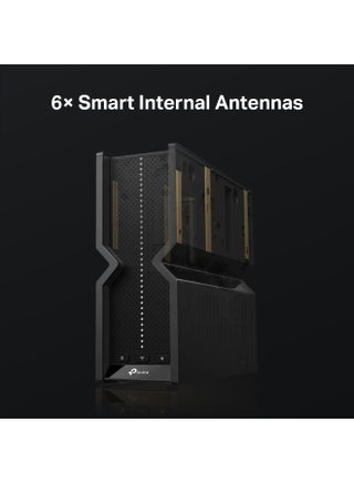 Archer BE700, BE15000 Tri-Band Wi-Fi 7 Router, 15Gbps, 6GHz, 6 Internal Antennas, 10G Ports, VPN, EasyMesh, Multi Link, HomeShield, Easy Setup, Tether App BLACK - view 5
