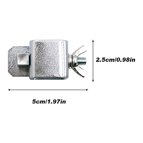 KASCLINO Butt Welding Clamps 8pcs Multifunctional Small ButterFly Shaped Auto Body Panel Clamps for Edge to Edge Welding Magnetic Ground Clamp Welding Door Alignment ToolSilver - Image 3