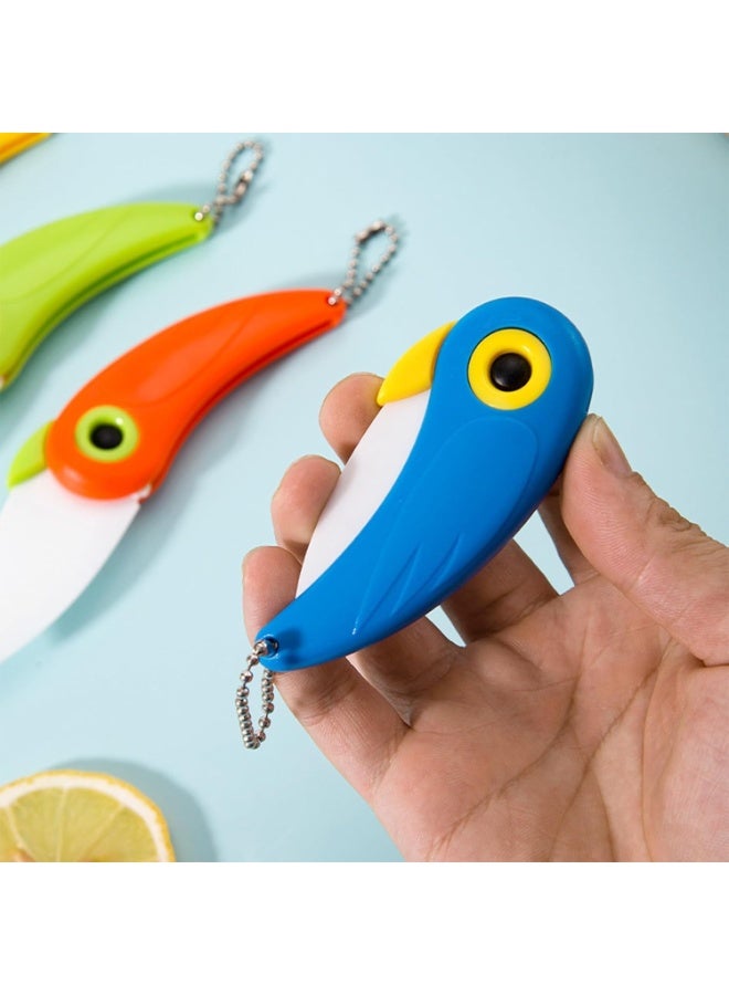 Folding Pocket Knife for Fruits & Vegetables – Durable Stainless Steel with Safety Lock-2Pcs - Image 2