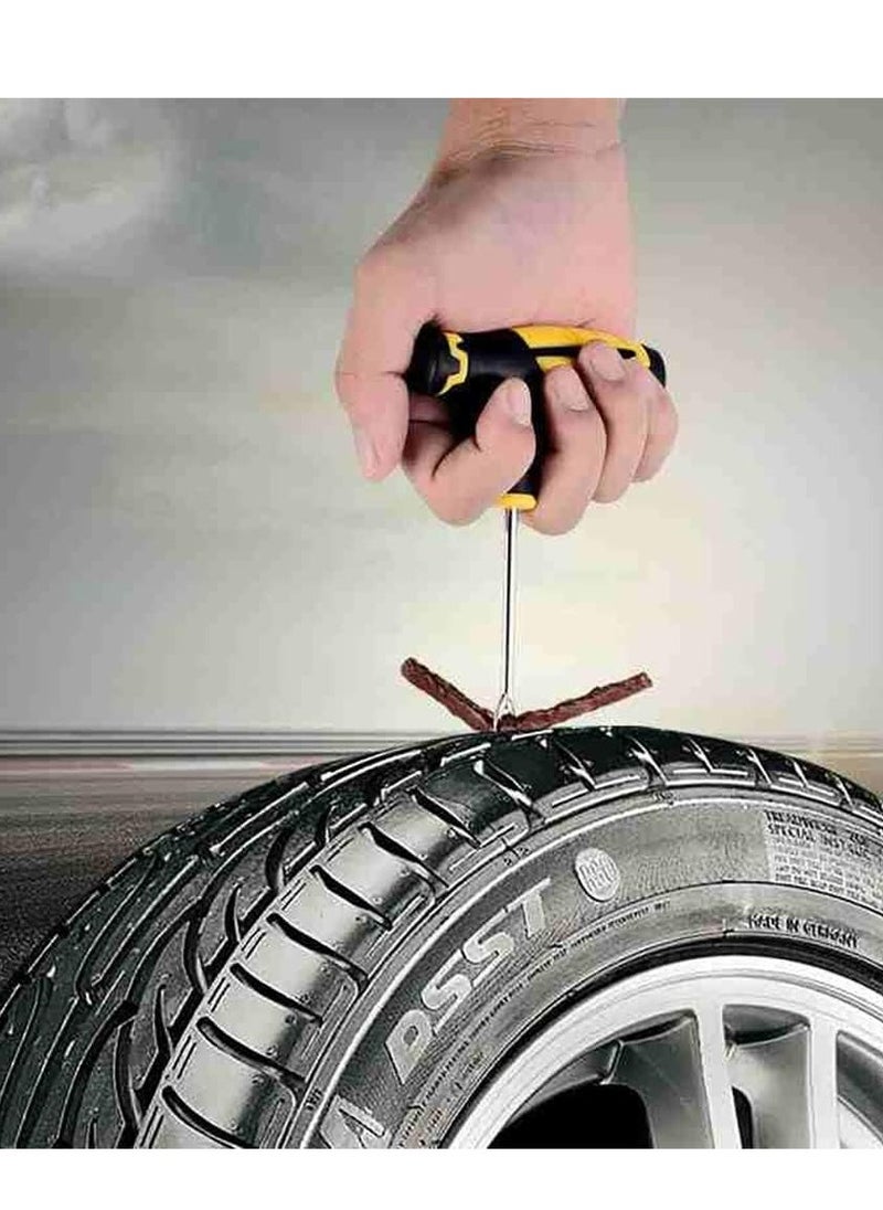 Generic Universal Tire Repair Kit | 15 Piece Value Pack | Fix Punctures and Plug Flats | Ideal for Cars, Trucks, Motorcycle, ATV, Jeeps, Off Road Vehicles, RV, Tractors  - Image 3