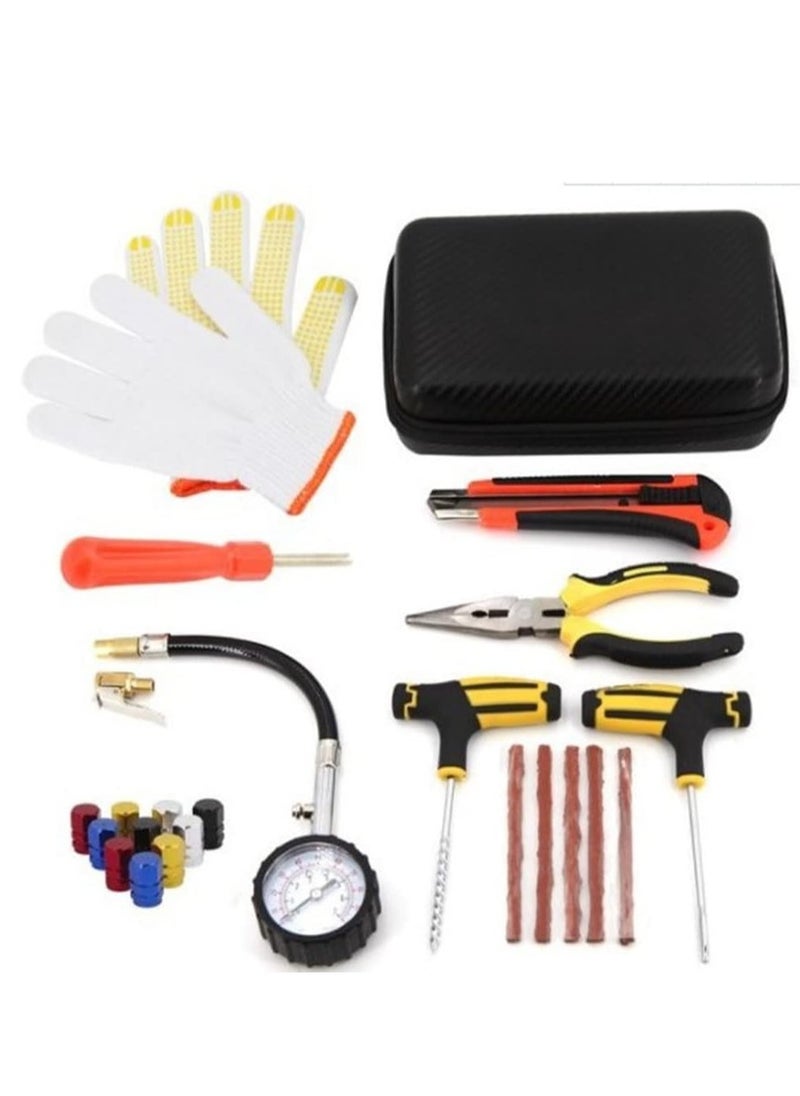 Generic Universal Tire Repair Kit | 15 Piece Value Pack | Fix Punctures and Plug Flats | Ideal for Cars, Trucks, Motorcycle, ATV, Jeeps, Off Road Vehicles, RV, Tractors  - Image 4