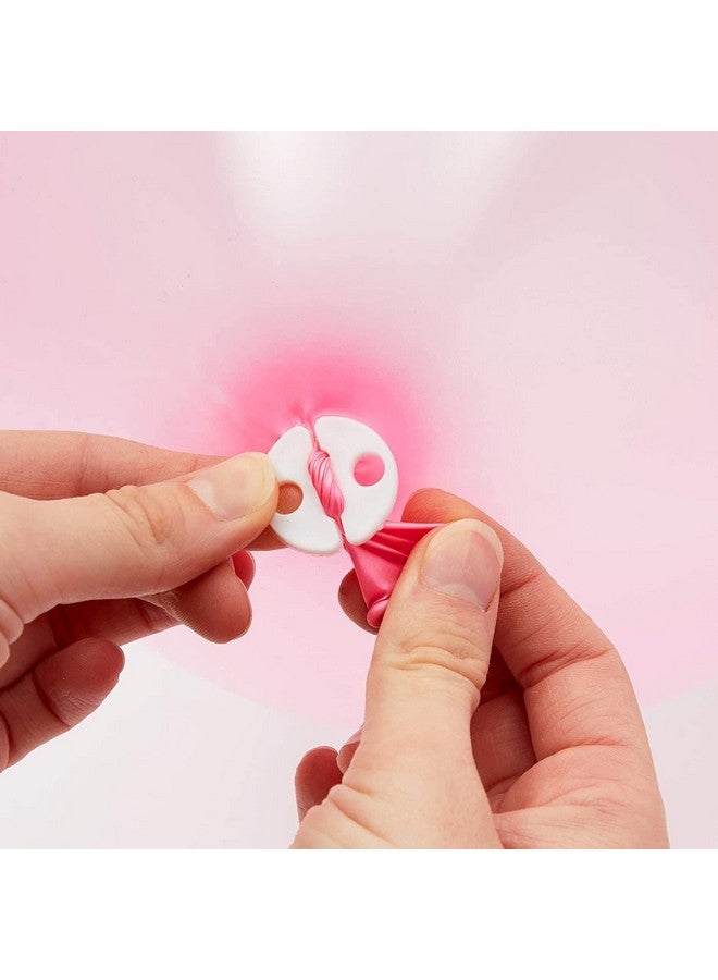 اوكونا اوتبوست مجموعة من 200 مشبك بالون بلاستيكي أبيض لإغلاق البالونات، أداة ربط بالونات دائرية (1 بوصة) - Image 3