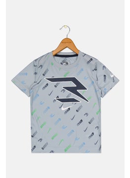 Nike 3Brand by Russell Wilson Kids Boy Sportswear Fit Short Sleeves Outdoor T-Shirt, Multicolor  - Image 1