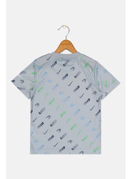 Nike 3Brand by Russell Wilson Kids Boy Sportswear Fit Short Sleeves Outdoor T-Shirt, Multicolor  - Image 2