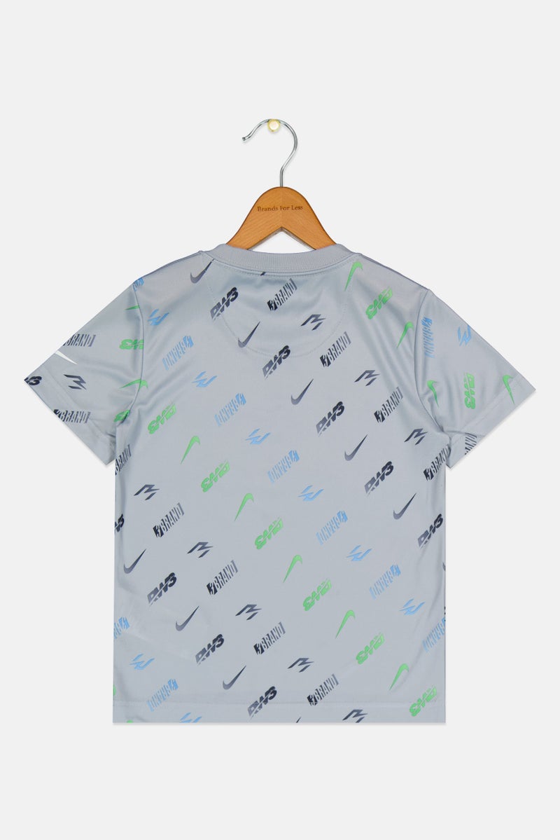 Nike 3Brand by Russell Wilson Kids Boy Sportswear Fit Short Sleeves Outdoor T-Shirt, Multicolor - Image 2