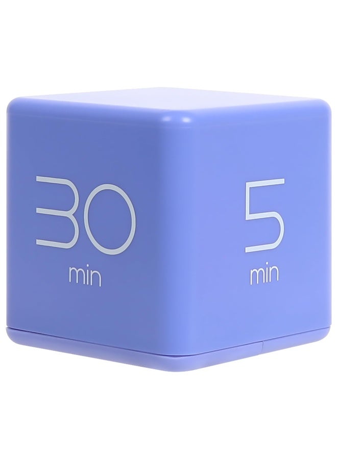 Cube Timer Time Management Kitchen Timer Kids Timer Workout Timer Timer For Studying Cooking Violet  - Image 1