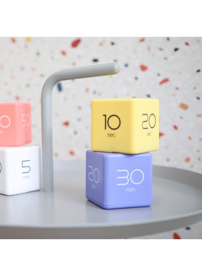 Cube Timer Time Management Kitchen Timer Kids Timer Workout Timer Timer For Studying Cooking Violet  - Image 3