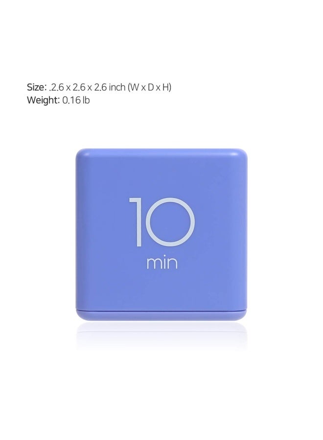 Cube Timer Time Management Kitchen Timer Kids Timer Workout Timer Timer For Studying Cooking Violet  - Image 4
