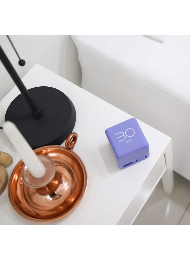 Cube Timer Time Management Kitchen Timer Kids Timer Workout Timer Timer For Studying Cooking Violet  - Image 2