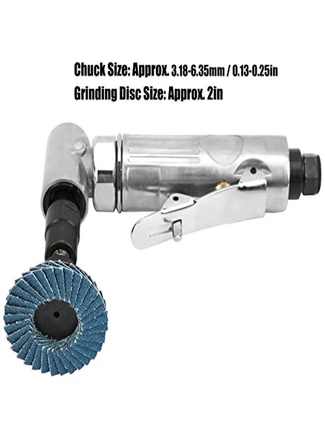 Garosa Mini Air Sander Right Angle Die Grinder 20000-25000 RPM Pneumatic Tool Kit with Emery Disk Car Polisher for Auto Body Work (European Connector) - Image 2