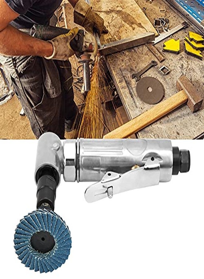 Garosa Mini Air Sander Right Angle Die Grinder 20000-25000 RPM Pneumatic Tool Kit with Emery Disk Car Polisher for Auto Body Work (European Connector) - Image 4