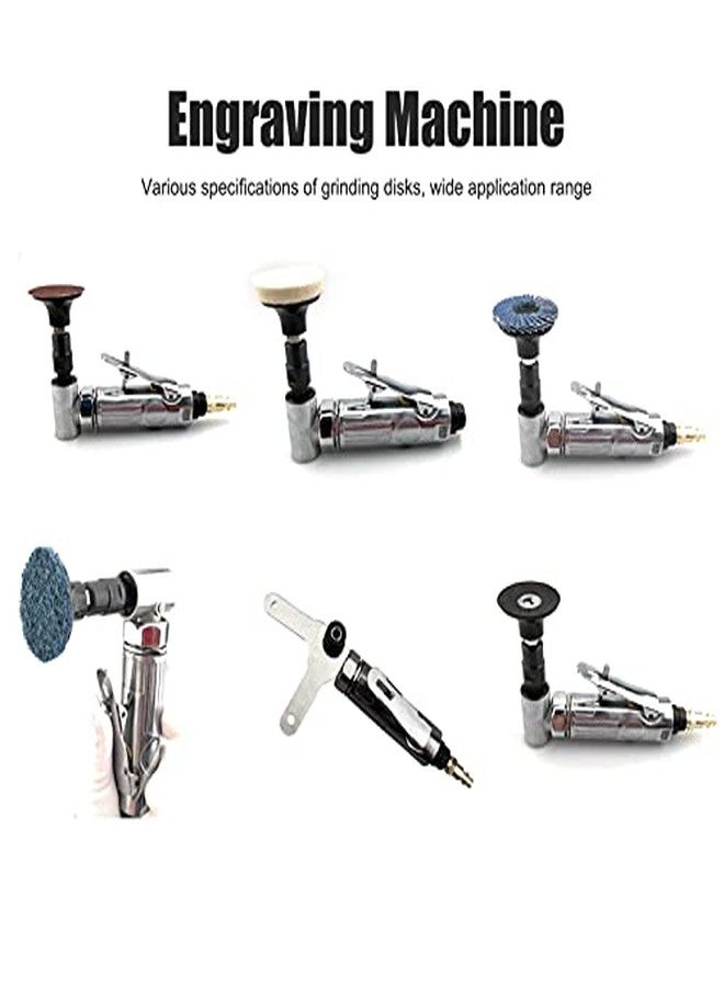 Garosa Mini Air Sander Right Angle Die Grinder 20000-25000 RPM Pneumatic Tool Kit with Emery Disk Car Polisher for Auto Body Work (European Connector) - Image 3