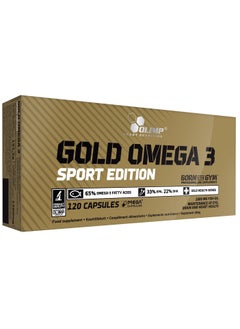 Olimp Gold Omega 3 sport edition 120 caps.  - Image 1