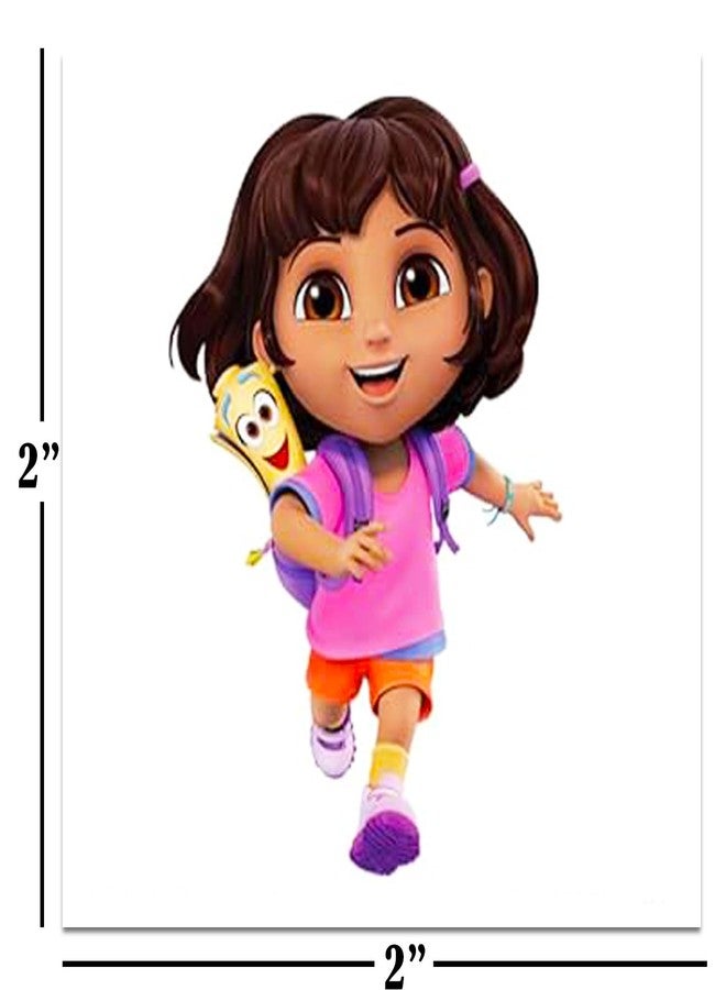 DORA the EXPLORER Dora Tattoos for Kids Party Favors Bundle - 72 Pc Individual Tattoos - Image 2