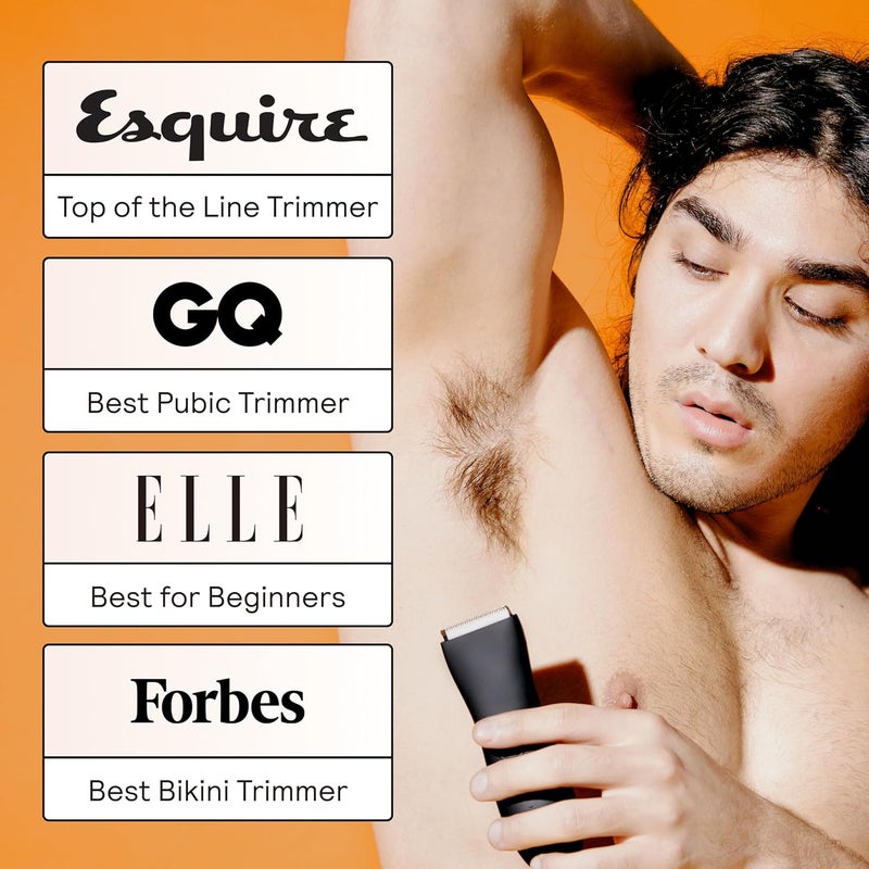 Meridian The Trimmer by : Electric Below-The-Belt Trimmer Built for Men, 90 Minute Battery Life (Onyx) - Image 4
