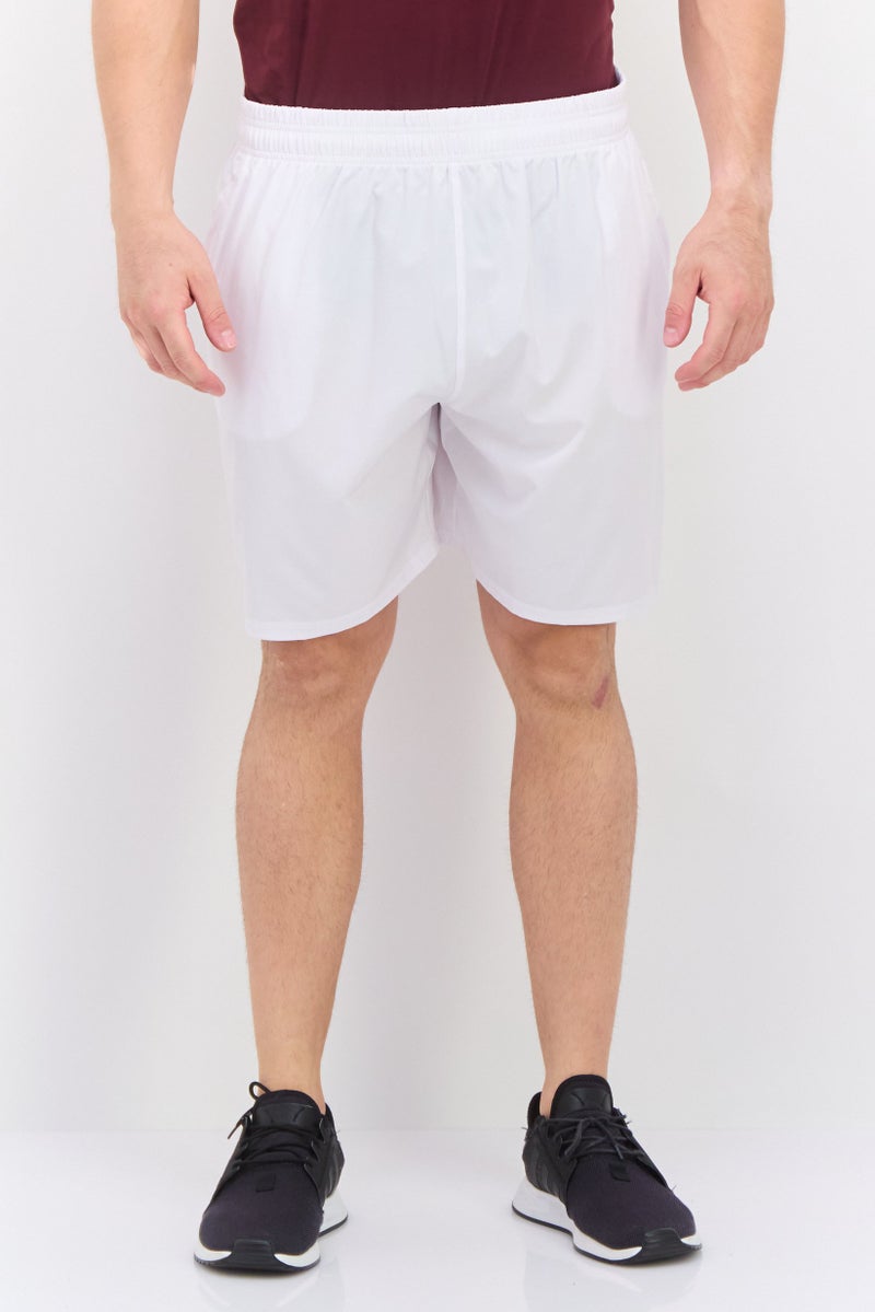 BOLA Best Of Luck Always Men Sportswear Fit 7,5 Inseam Training Shorts, White  - Image 1