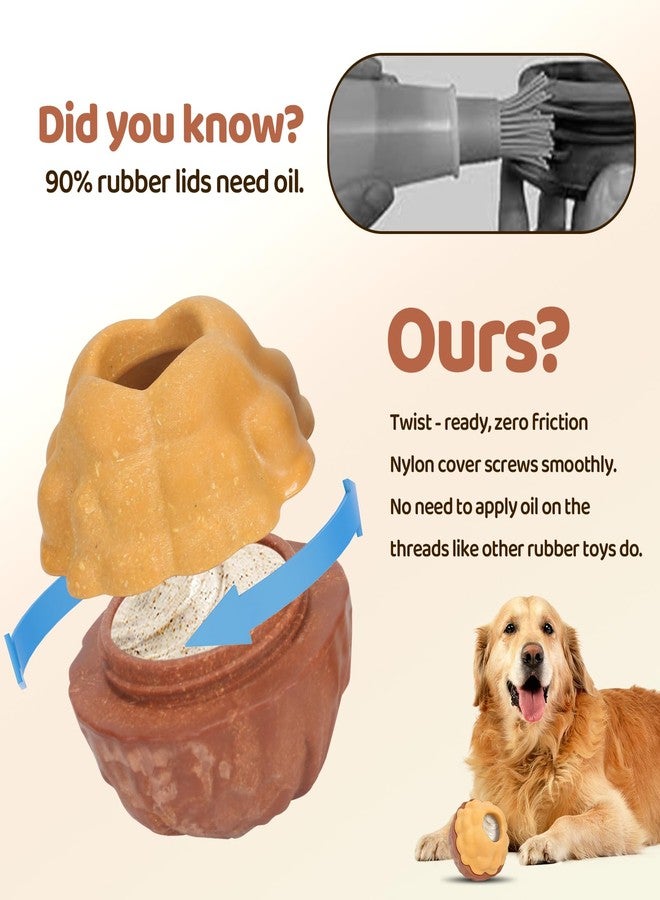 fyfracing Dog Treat Dispensing Enrichment Toys for Aggressive Chewers to Keep Them Busy，Interactive Indestructible Frozen Treat Molds Toy for Small Large Pet Dogs (Treat Toy and Teeth Cleaning Ball) - Image 5