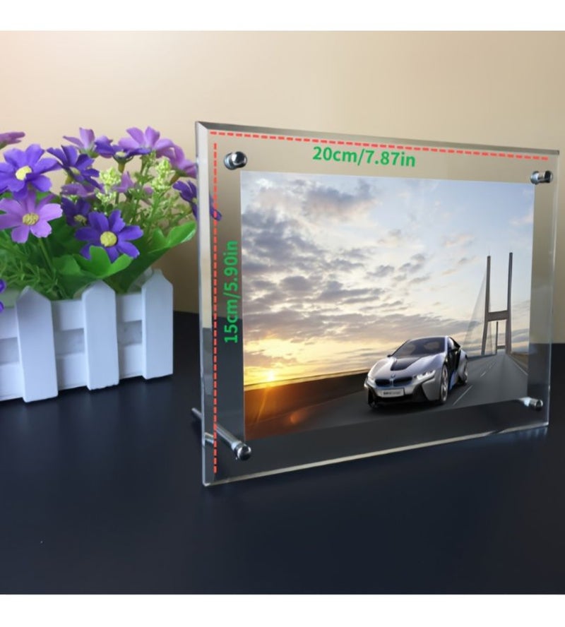 A4 Acrylic Photo Frame Horizontal Vertical Use for Certificates Diplomas Posters - Image 3