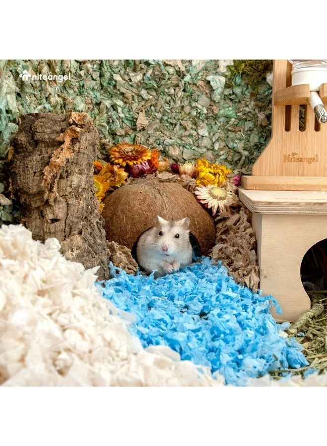 Coconut Reptile Hideouts, Lizard, Spider and Aquarium Fish Hide Cave BK - Image 2