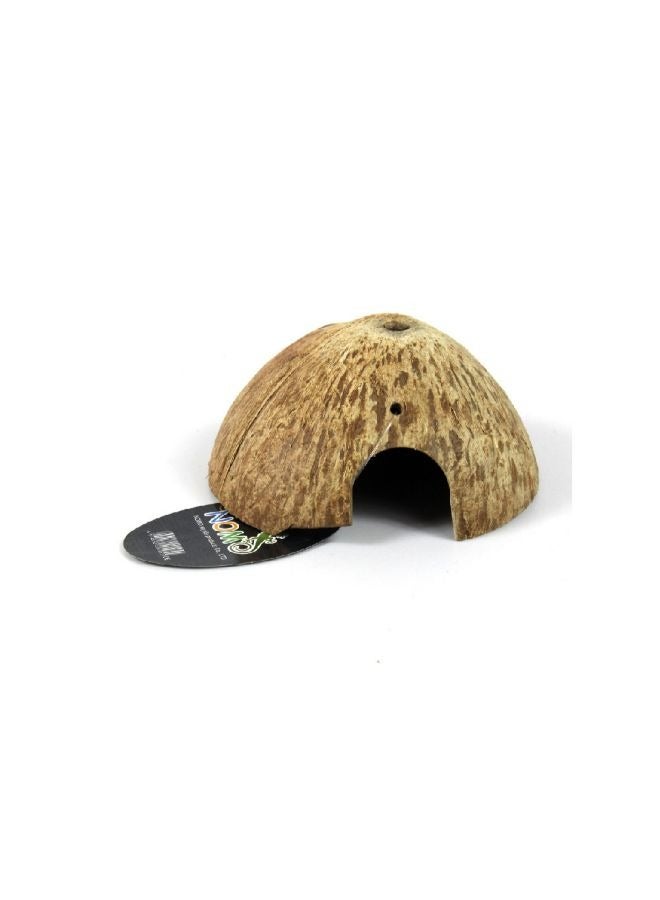 Coconut Reptile Hideouts, Lizard, Spider and Aquarium Fish Hide Cave BK - Image 5