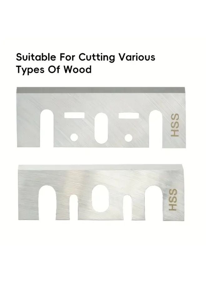 2pcs TY02A HSS Planer Blades Heavy Duty Woodworking For Makita Hitachi Universal - Image 3