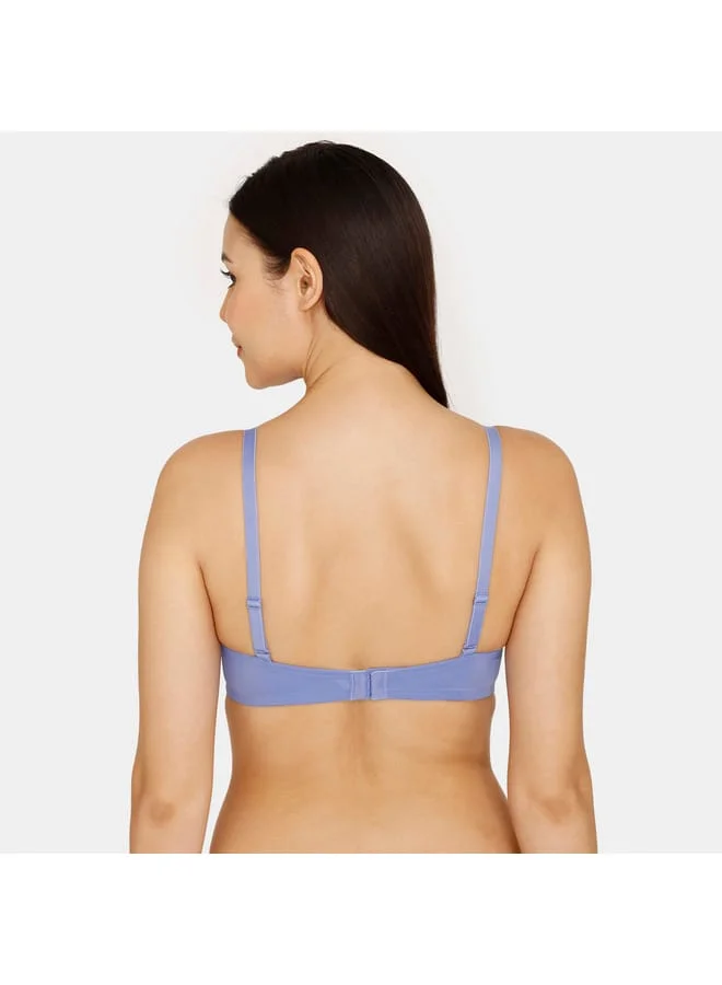 زيفامي Zivame Solid Padded Wired Bra with Hook and Eye Closure