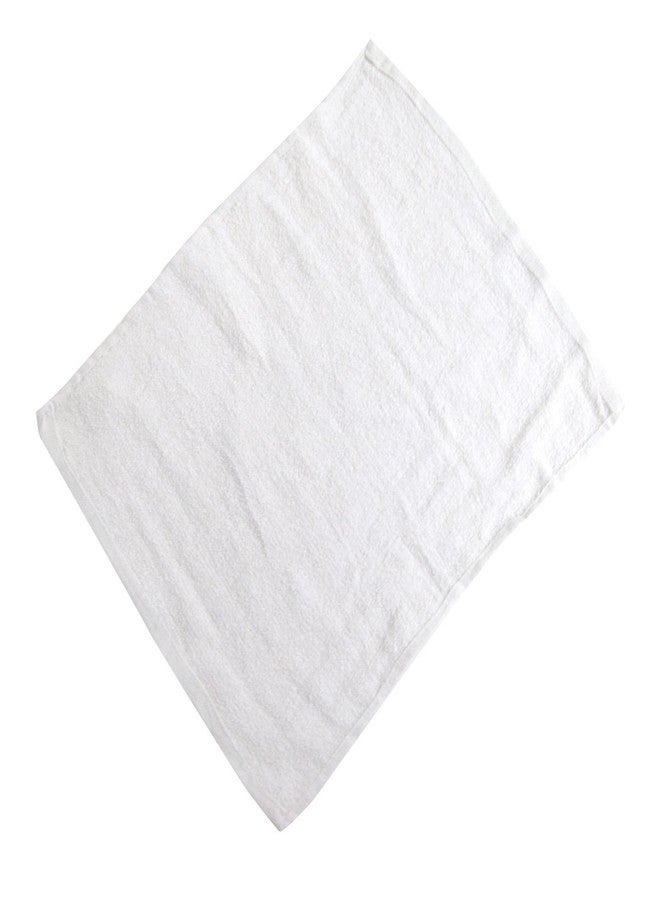 Trimaco SuperTuff Bag White Terry Towels, 14-inch x 17-inch, 12 count - Image 1