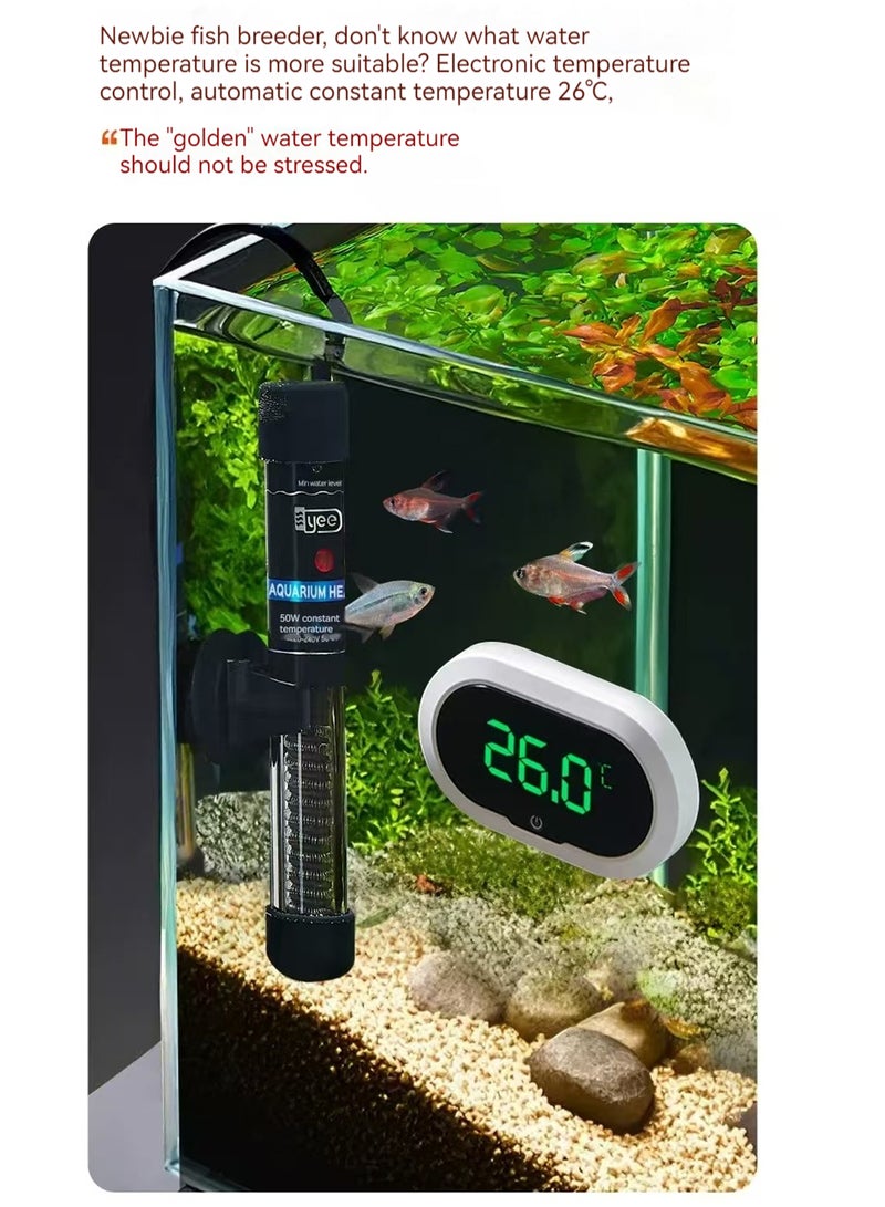 Automatic constant temperature fish tank heating rod low water level mini heater - Image 2