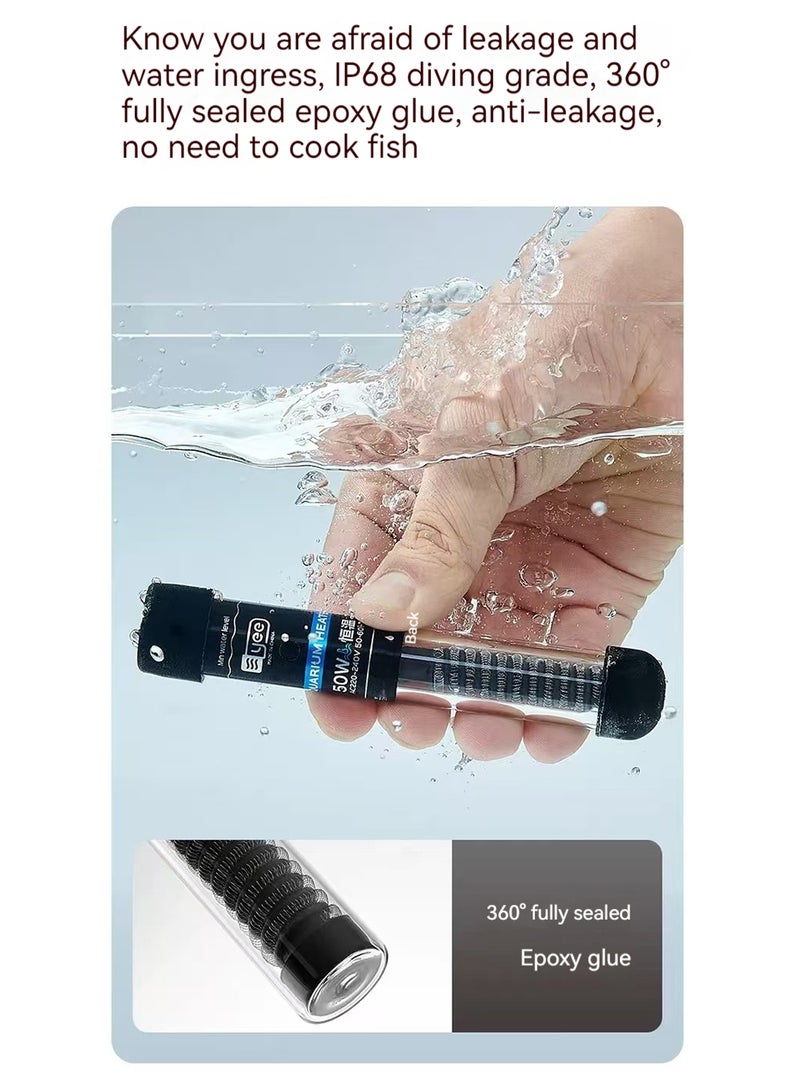 Automatic constant temperature fish tank heating rod low water level mini heater - Image 4