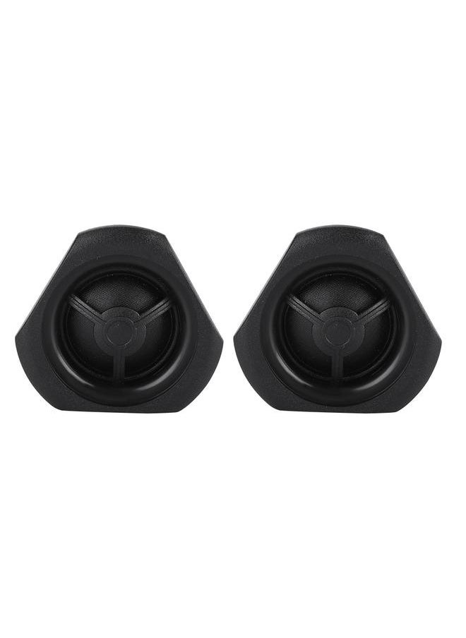 Thoraya - 2Pcs 19 Core 30W 6Ω Silk Film Dome Tweeter Treble Speaker Hifi Loudspeaker - Image 1