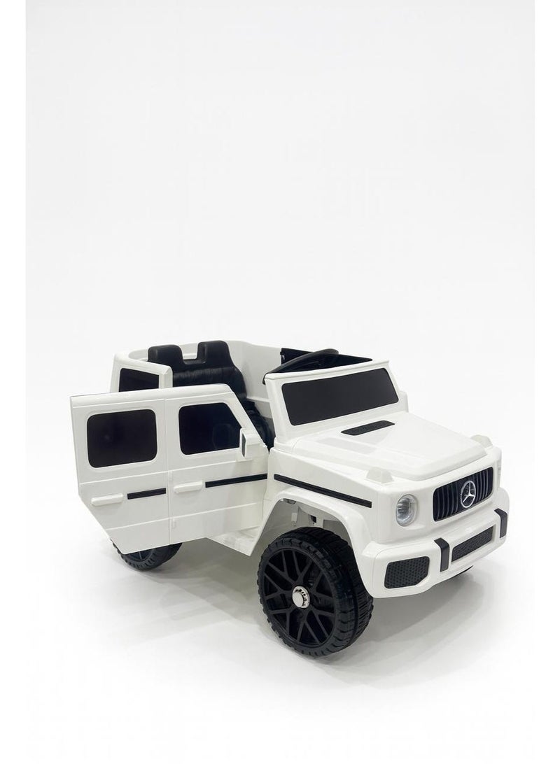 ضحكة  سيارة كهربائية للأطفال – بطارية 12 فولت، محركان 380 واط، تصميم جيب، أضواء LED، موسيقى، ألوان متعددة - Image 4