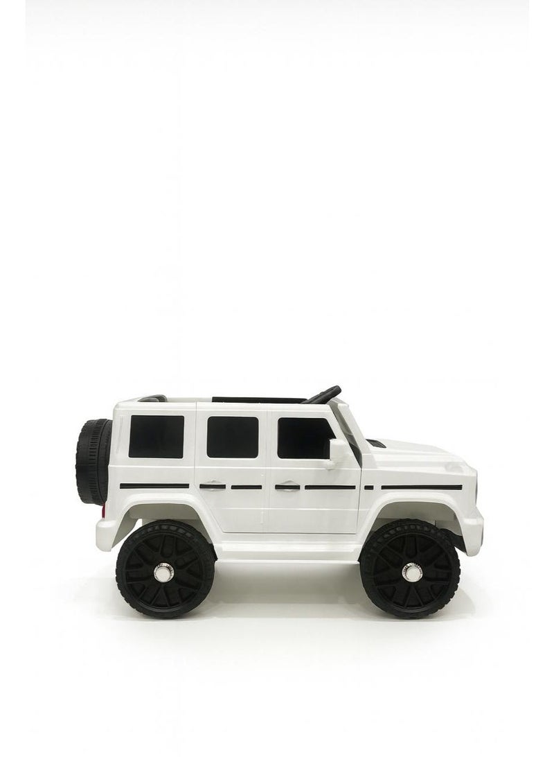 ضحكة  سيارة كهربائية للأطفال – بطارية 12 فولت، محركان 380 واط، تصميم جيب، أضواء LED، موسيقى، ألوان متعددة - Image 2