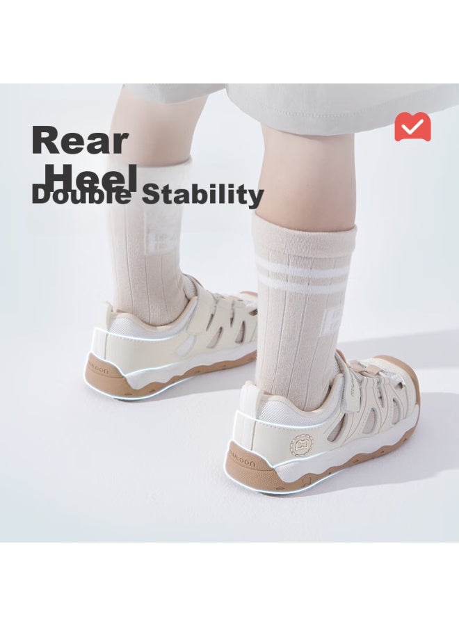 Shepherd Boy Mucun Children's Shoes 25-year Summer Baby Functional Walking Shoes Boys And Girls Anti-collision Toe Cap Sandals Milk Coffee Color Size 24 - Image 2
