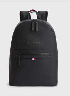 Men's Essential Backpack - Faux Leather, Black - pzsku/ZF48CF756BFD33173B479Z/45/_/1733390983/d7afcb5d-9af9-46bc-a4dc-6cbae880da87