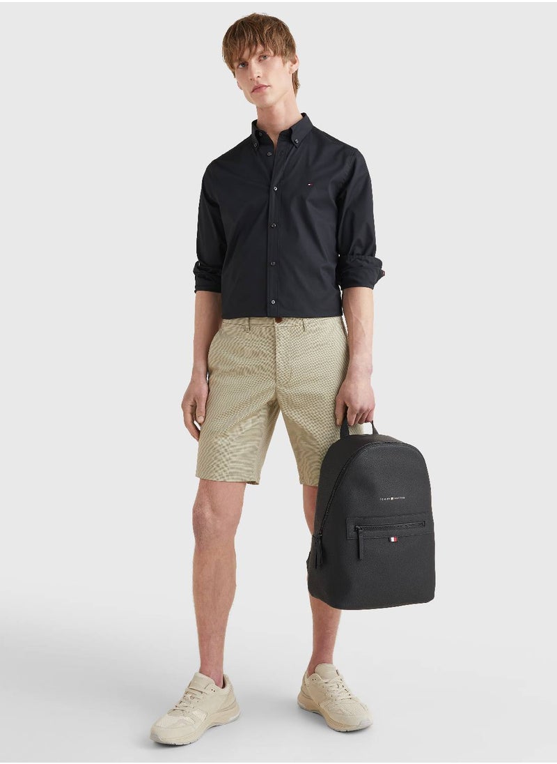 TOMMY HILFIGER - Men's Essential Backpack - Faux Leather, Black - Image 1